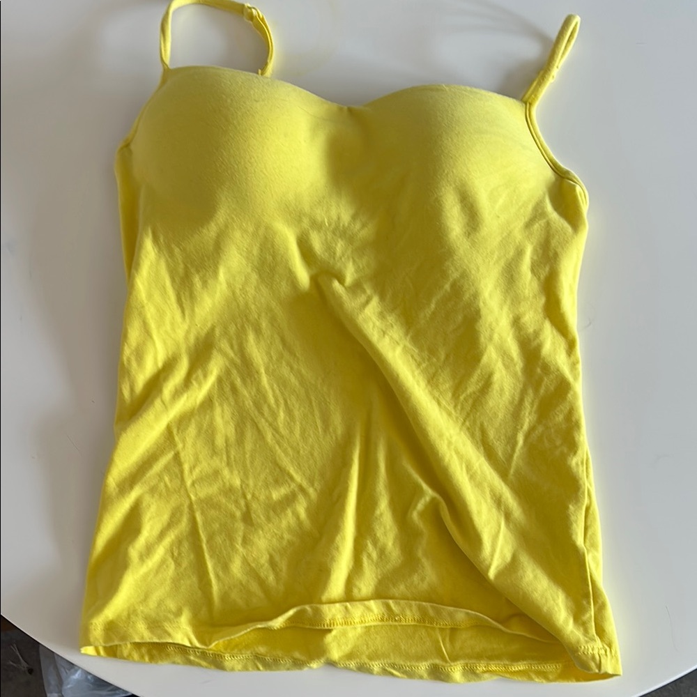Yellow and Blue Women's Top